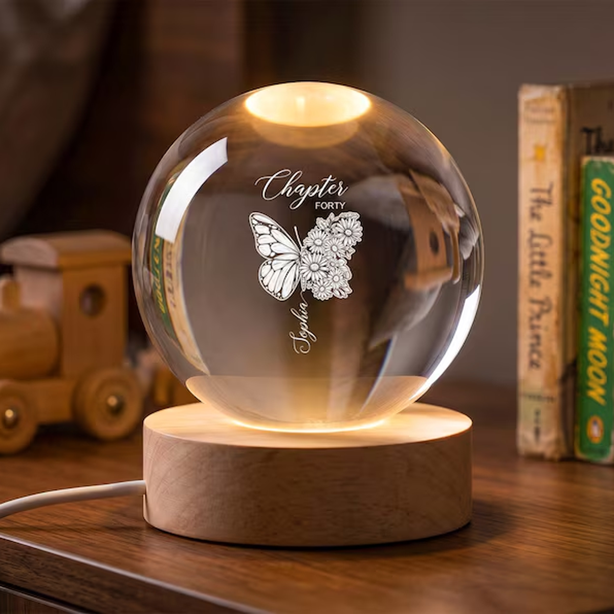 Personalized Birthday Butterfly Crystal Ball Night Light, Custom Name & Birth Flower, Chapter Forty Gift for Her, Milestone Birthday Keepsake For Hers 3649dc5d-0038-4710-b108-393f89e7f268-mockup_02_1x1.png