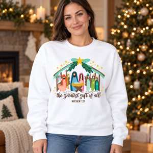 Coquette Bow Nativity Sweatshirt, The Greatest Gift of All, Christian Christmas Shirt, Religious Holiday Gift 3682dd10-4130-42bb-88e3-5b1bee5456ef--o-sweatshirt-tr-ng-h-a-ti-t-Gi-ng-sinh-1.png