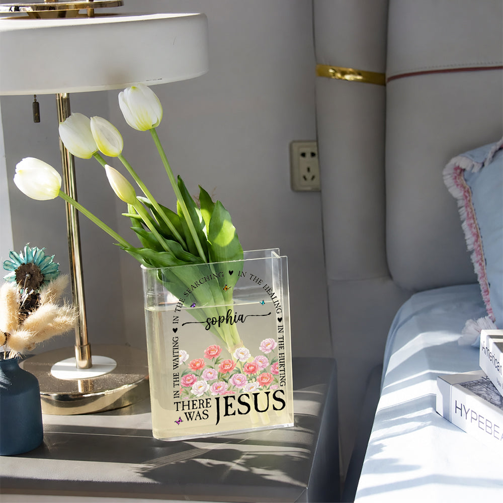 Floral Christian Gifts For Women - Acrylic Book Vase for Flowers, Transparent Flower Vase for Home Decor 3685d09b-b54a-4e23-99f6-74c2f5763e0e-mk-2.jpg