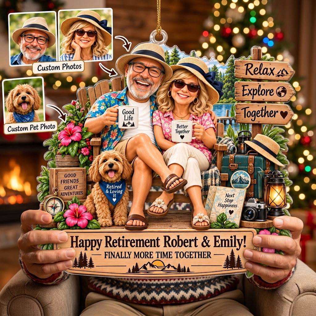 Custom Photo & Dog Photo Gardening Ornament - Personalized Retirement Gift For Garden Lover 3689b13c-a705-45ad-a783-df4afea9277e-mockup-slot-1-1789636521441.png