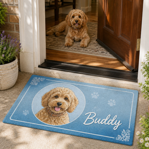 Personalized Cooling Pet Doormat – Watercolor Pet Portrait & Name - Personalized Doormat 368ea656-c1b9-46cb-863f-33e9fe4dfcc4.png