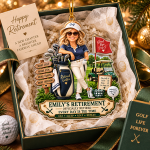 Personalized Golf Retirement Ornament, Custom Photo & Name Retired Golfer Ornament, Every Day Is Tee Time, Golf Retirement Gift for Women 369534f1-cd1a-4208-962d-96b383252be3-Emily-s-Retirement-Golf-Ornament-Image-Sep-17-2026-11_57_37-AM-3-.png