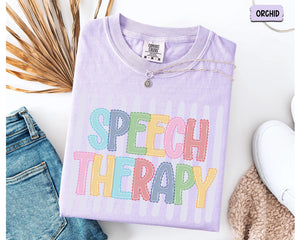 Speech Therapy Shirt: Faux Seersucker Lace SLP SLPA Shirt, Stripe Sped Teacher Shirt, Speech Language Pathologist Tee, Back To School Gift 369556a2-4933-42ef-aeab-be162d8d7d7c-8.jpg