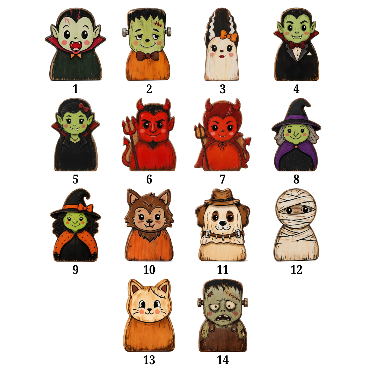 Halloween Family Custom Character & Name - Personalized Wooden Block - Halloween Gifts for Shelf Decoration 369d953a-ac2c-4f66-b6c0-289eeae97dbb-banner-character.png