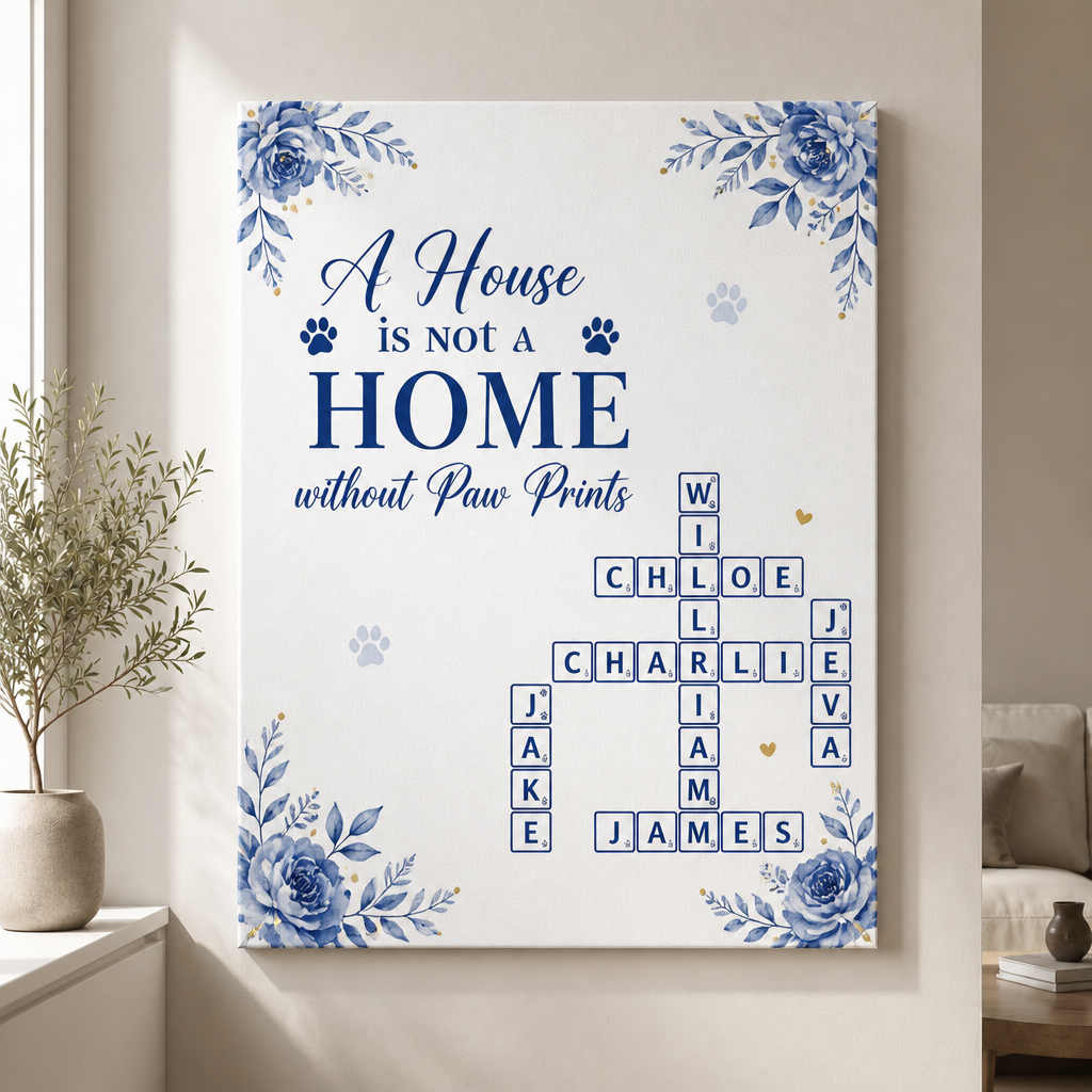 Paw Prints Home Crossword Names Canvas - Personalized Canvas 36bc45bc-04b1-44bb-a530-a1f5955ccc72.png
