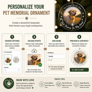 Pet Memorial Photo Ornament - Forever In My Heart - Personalized Transparent Acrylic Ornament 36cdfe06-e575-481f-b7aa-109ebf2c9a94.jpg