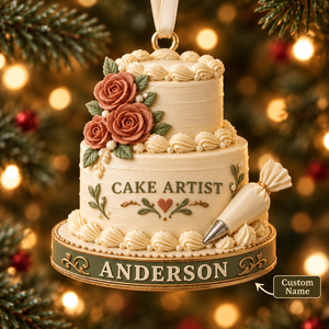 Personalized Cake Artist Christmas Ornament, Custom Name 3D Baking Ornament, Cake Decorator Gift 36e311fb-0816-46b3-b6bd-fc77c6744786-Festive-Cake-Artist-Ornament-with-Custom-Name-Image-Sep-23-2026-11_02_49-AM.png
