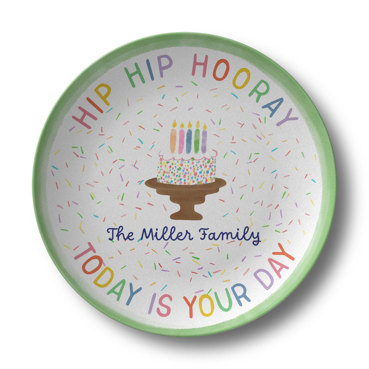 Personalized Family Birthday Plate: Birthday Celebration Plate, Last Name Gift, Custom Birthday Keepsake Plate 3701062d-f2a4-4469-8e49-64962ef0040a-3.jpg