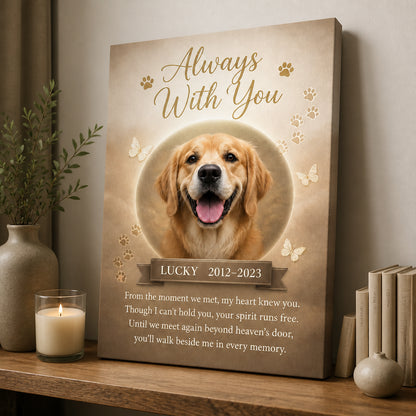 Always With You - Pet Memorial Photo Canvas - Personalized Canvas 37097016-3d18-47df-921b-6cb565ee1efe.jpg