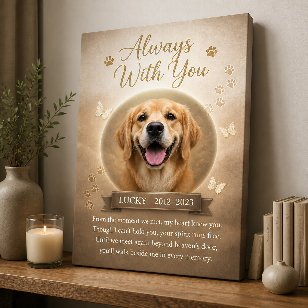 Always With You - Pet Memorial Photo Canvas - Personalized Canvas 37097016-3d18-47df-921b-6cb565ee1efe.jpg