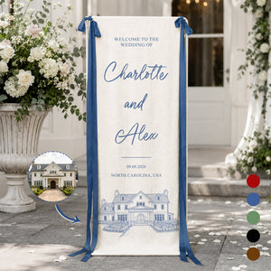 Custom Photo Wedding Venue Sketch Illustration  - Personalized Welcome Sign - Wedding Decoration 3771b983-b22b-433f-a90a-5adfdc44ce59-1.jpg