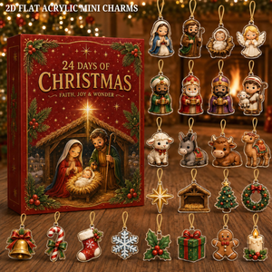 Nativity Advent Calendar, 24-Day Christian Christmas Countdown with Acrylic or Wood Charms 37833e3b-23f8-4b94-a4e8-5ae0349f68d9-3.png