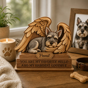 Custom Pet Memorial Winged Wood Plaque – Favorite Hello, Hardest Goodbye - Personalized Wooden custom shape Standing 2 layer (5mm) 37850aad-fe43-48b4-90a9-ee02dd4eef52.jpg