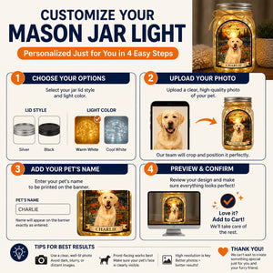 Pet Memorial Mason Jar Light – Photo + Name – "Always With You" - Personalized Mason Jar Light 37a0a71d-b06c-40e7-b36d-53849f605791.jpg