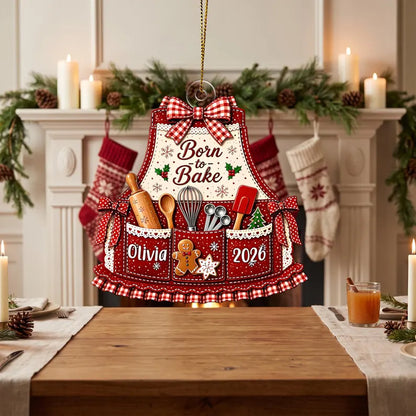 Personalized Baker Christmas Ornament, Custom Name Acrylic Ornament, Baking Lover Gift for Mom Grandma, Kitchen Christmas Decor 37badb93-7560-4a29-a79b-2cd48f5bd230-ghkiuyli-1-.webp