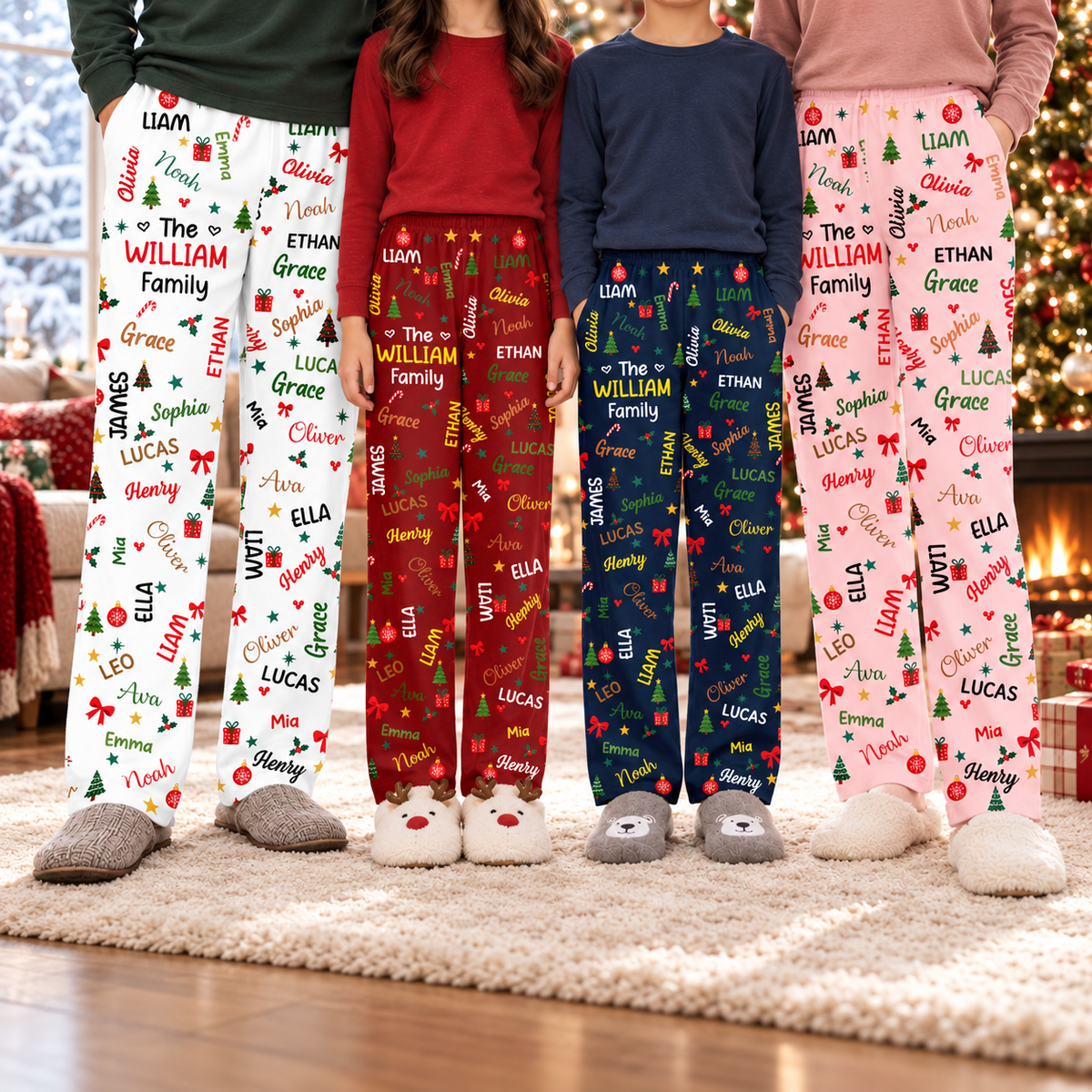 Personalized Family Christmas Pajama Pants, Custom Names, Festive Holiday Lounge Wear 37ce0244-991c-4d67-9bec-906c37d77178-banner-1.png