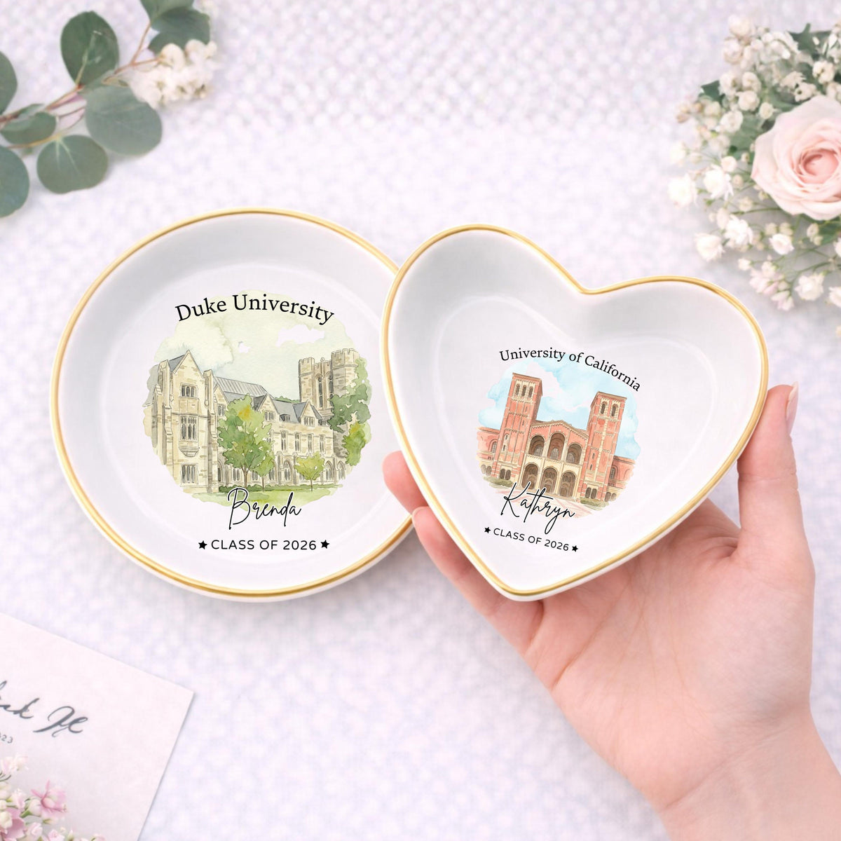 Custom University Ring Dish l Graduation Trinket Tray l Class of 2026 Gift 37d2a512-2e15-446d-ba28-7507905c1fe3-2.jpg