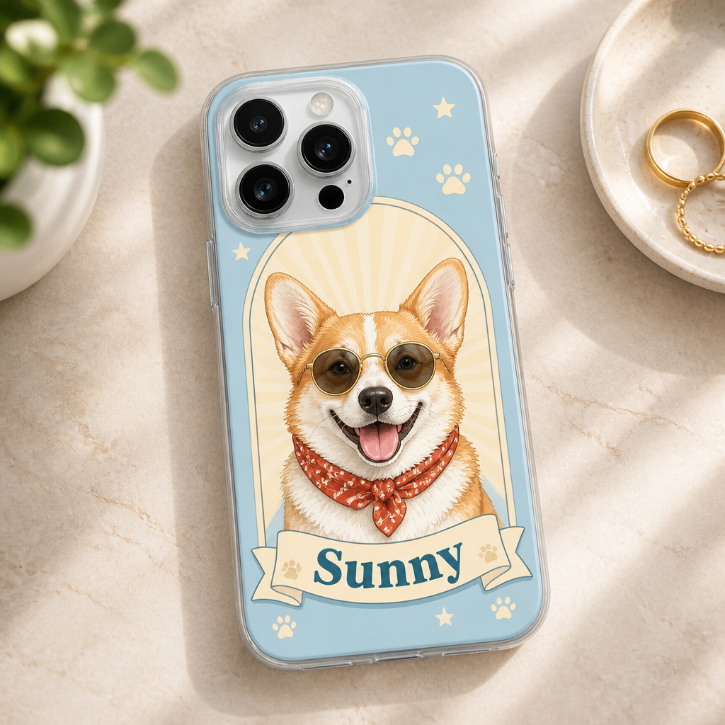 Retro Arch Custom Pet Portrait Phone Case - Personalized Phonecase 37dd754d-ea16-47a7-80ab-423af2738784.png