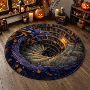 Halloween Fantasy Dragon Circle Rug, 3D Optical Illusion Spiral Library Rug, Mystical Purple Dragon Floor Carpet,Gift for Halloween Lovers 380380be-4ac7-4f97-9e0c-0034e9094e6d-F-1-.webp