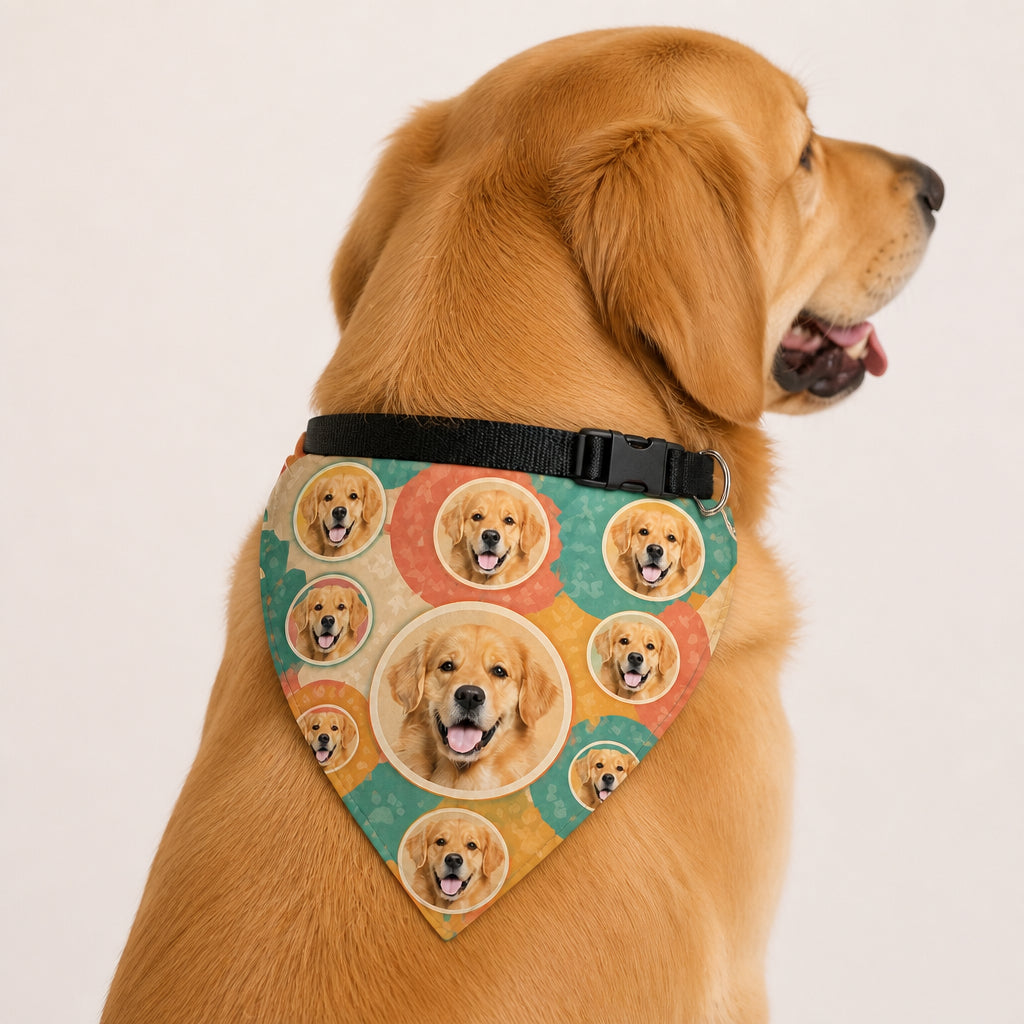 Custom Pet Face Pop-Art Medallion Bandana - Personalized Pet Bandana Collar With Adjustable Buckle 381211ed-a8d9-41dc-8e33-1011be5ca4b2.jpg