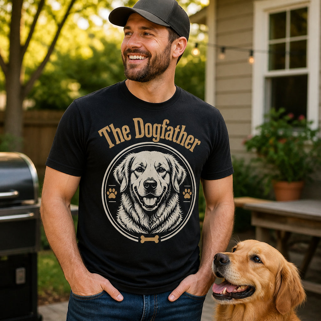 The Dogfather Custom Pet Photo T‑Shirt - Personalized T-shirt 38130ca1-dc6c-4ccb-bbd1-45e0393c0e85.jpg