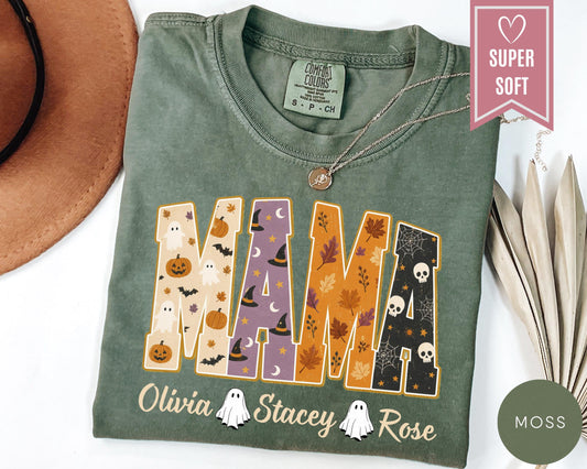 Comfort Colors Custom Mama Halloween Shirt with Kid Names, Halloween Mother T-Shirt, Personalized Spooky Tee, Trick or Treat Clothes Gift 381a0060-81b6-46c2-a762-ea3c31a75903-1.jpg