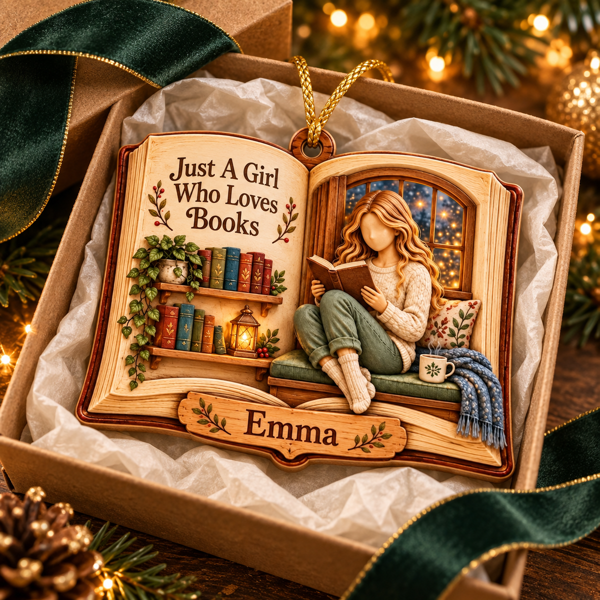 Personalized Book Lover Christmas Ornament – Just a Girl Who Loves Books, Custom Name Gift for Readers 381c9c7d-efe4-4dd3-bc96-6a881adcd9f0-Image-Sep-28-2026-09_54_48-AM-3.png