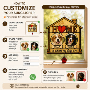 HOME Is Where My Dogs Are – Custom Pet Photo Doormat - Personalized 1 Layered Suncatcher with Charm 384b7c6c-9841-43e3-b3a0-db1b4ed356c3.jpg
