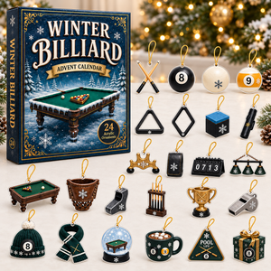 Billiards Snow Advent Calendar 2026 - 24-Day Festive Countdown, Acrylic Charms Blind Box - Gift For Billiards Lovers 387d48ac-7a2a-4d64-af7c-6da84fda318a-winter-billiards-box-charms.png