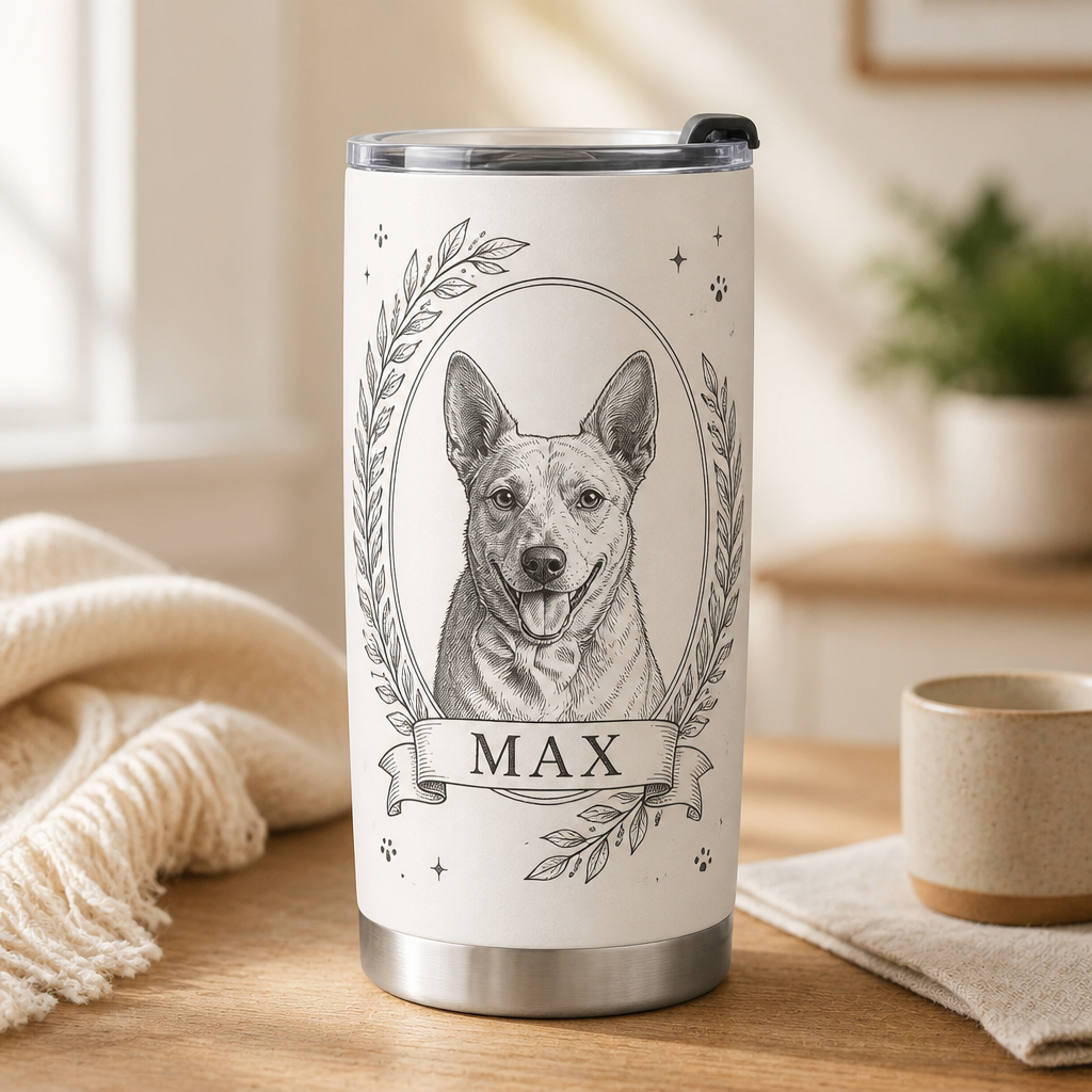 Custom Pet Portrait Tumbler – Etched Cameo Wreath - Personalized Tumbler 3886fa83-d242-4eb7-9f27-a77ff2bbc0d5.png