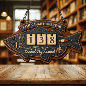 Personalized Fishing Catch Counter Sign, Rustic Wooden Angler Tracker, Custom Fisherman Gift, Lake Cabin Fishing Decor 38a00b61-126b-4200-a867-5a014005703e-j2_converted.png