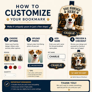 You Pawsed Here – Personalized Pet Photo Acrylic Bookmark - Personalized Acrylic Bookmark 38c04fec-c331-481e-b161-4093a9501a31.jpg