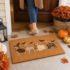 Halloween Golden Dog Doormat, Golden Dog Coir Welcome Mat, Fall Front Porch Decor, Funny Fall Porch Decor, Dog Lover Gift 38d11b47-680a-45d1-b3d6-42056e766b49-a8caef50-e7fb-470b-862e-bdf12cd85ac2.png
