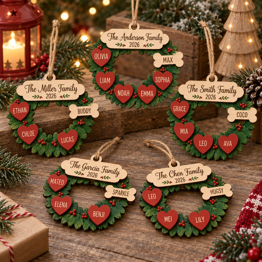 Personalized Family Wreath Christmas Ornament, Custom Red Heart Name Tags Dog Bone Decor, 3D Wooden Family Pet Holiday Keepsake 2026 38dcaf22-b89c-4b60-bb63-c3e477b13b91-87263b53-3356-44ec-9831-cf563981b57c.png