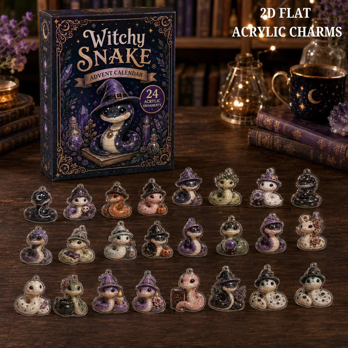 Witchy Snake Advent Calendar 2026 - 24-Day Festive Countdown, Acrylic Charms Blind Box - Gift For Snake Lovers 38e2c0ab-be41-447c-b675-80711cf1c097-TEXT-.png