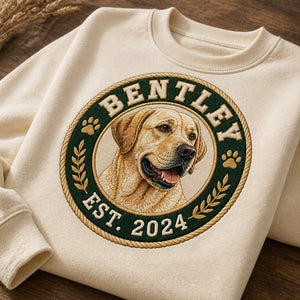 Custom Pet Portrait Collegiate Seal Sweatshirt - Personalized Sweatshirt 38f46eff-b8eb-4598-ab8b-a3e01b5eaa3a.jpg
