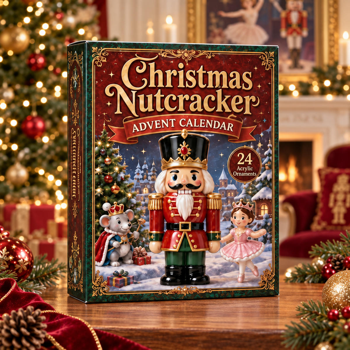 Nutcracker Advent Calendar 2026 - 24-Day Festive Countdown, Acrylic Charms Blind Box - Gift For Festive Collectors 39188993-4e70-4d5b-a8a4-e36403d2fdd8-nutcracker-box.png