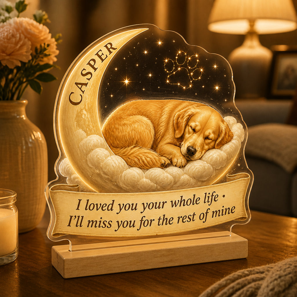 Custom Pet Memorial Standee – Photo-To-Art with Name - Personalized Acrylic Custom shape Standing 1 layer (FS) 393303a9-6771-422f-9a34-da76d010ce70.jpg