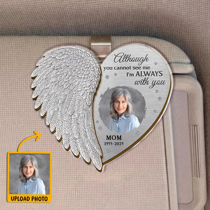 Custom Heart-shaped Memorial Car Visor Clip with Angel Wing, Custom Memorial Car Ornament, Memorial Gift for Loss of Loved Ones, Family 393842cd-4d32-471c-804f-083c44875976-ghgh-29-.webp