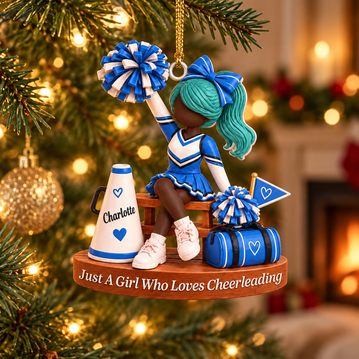 Just A Girl Who Loves Cheerleading -Personalized Cheerleader Christmas Ornament, Custom Name Cheerleading Gift for Girl, Cheer Team Ornament 393dd78b-0479-4529-b8f9-aad555b0721b-2.png