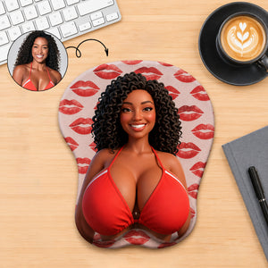 Custom Any Photo - Personalized Spicy Couple 3D Mouse Pad