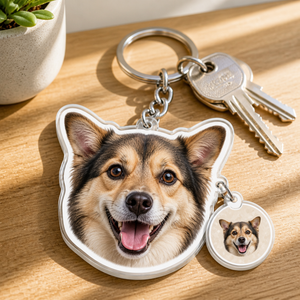Custom Face Keychain with Mini Charm - Personalized Custom Shape Keychain With Charm (1 Layered) 394cc361-4ded-48cc-943e-a58662d8e072.png
