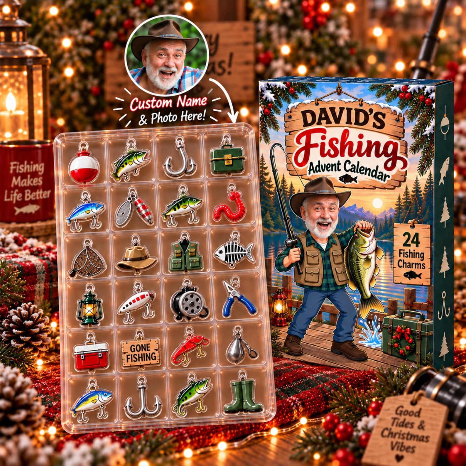 Personalized Fishing Advent Calendar, Custom Photo & Name, 24 Acrylic Fishing Charms, Christmas Gift for Fisherman 3961c1e0-049a-4a66-a1a0-a909cf8c134c-il_1588xN.8602363603_ogt2.jpg