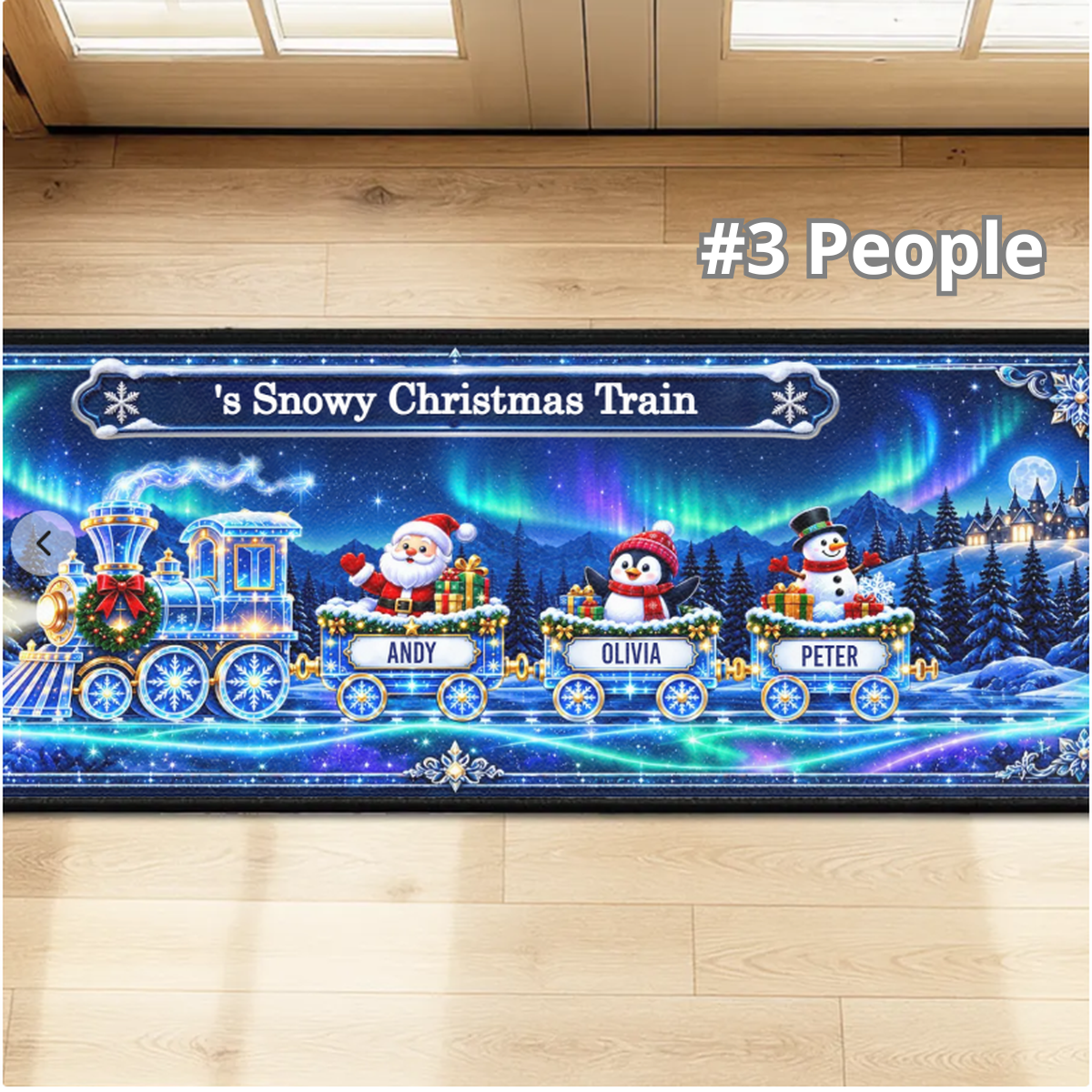 Grandma Snowy Christmas Train - Personalized Runner Rug 3962fa6e-7b7f-4d39-90ad-c660ebed5593-3.png
