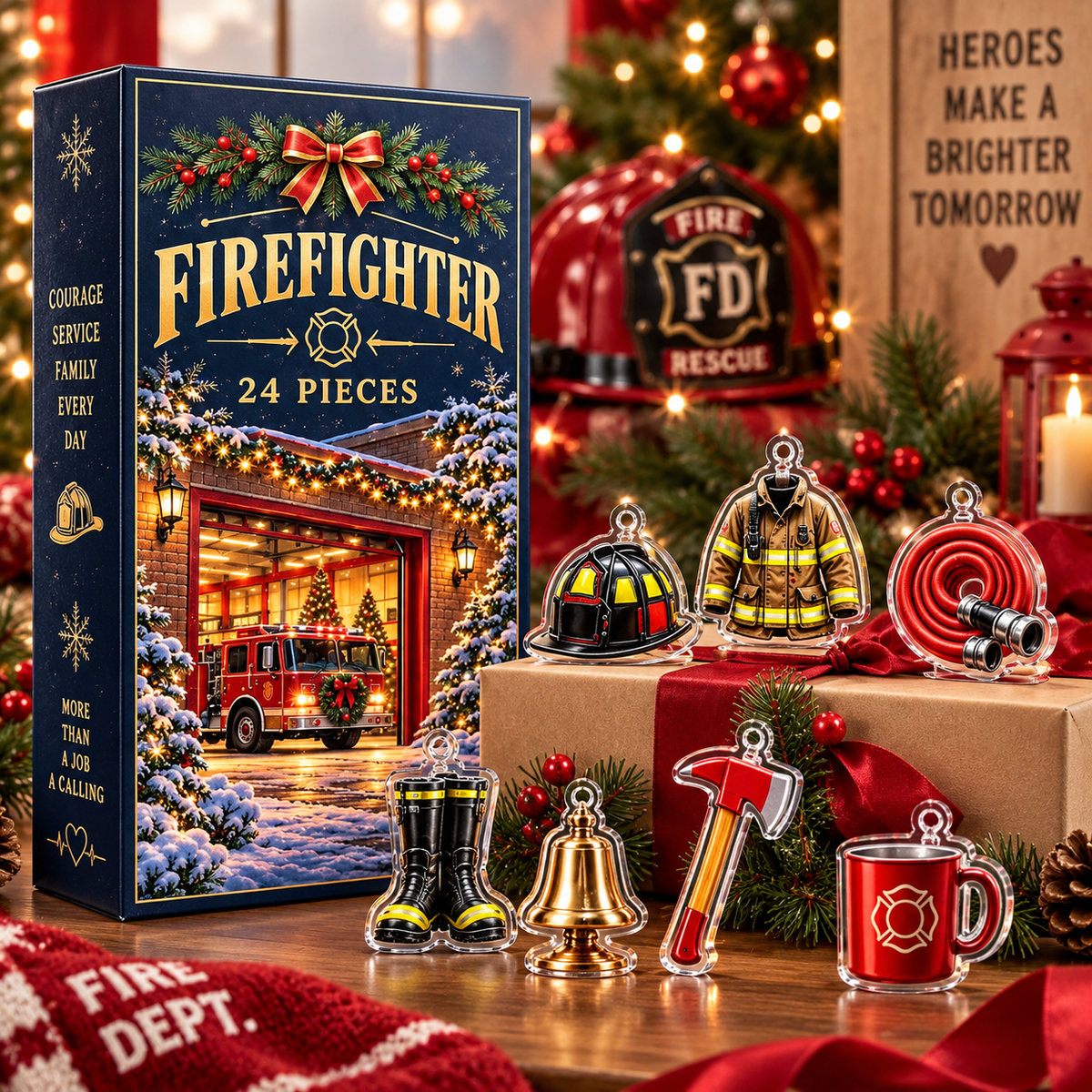 Firefighter Advent Calendar, 24 Acrylic Hanging Ornaments, Profession Christmas Countdown, Career Keepsake Gift 39677b61-dd45-4a93-945f-c7fbf6970b67-3d8d8354-2992-4ce7-9d61-115ad2805af9.png