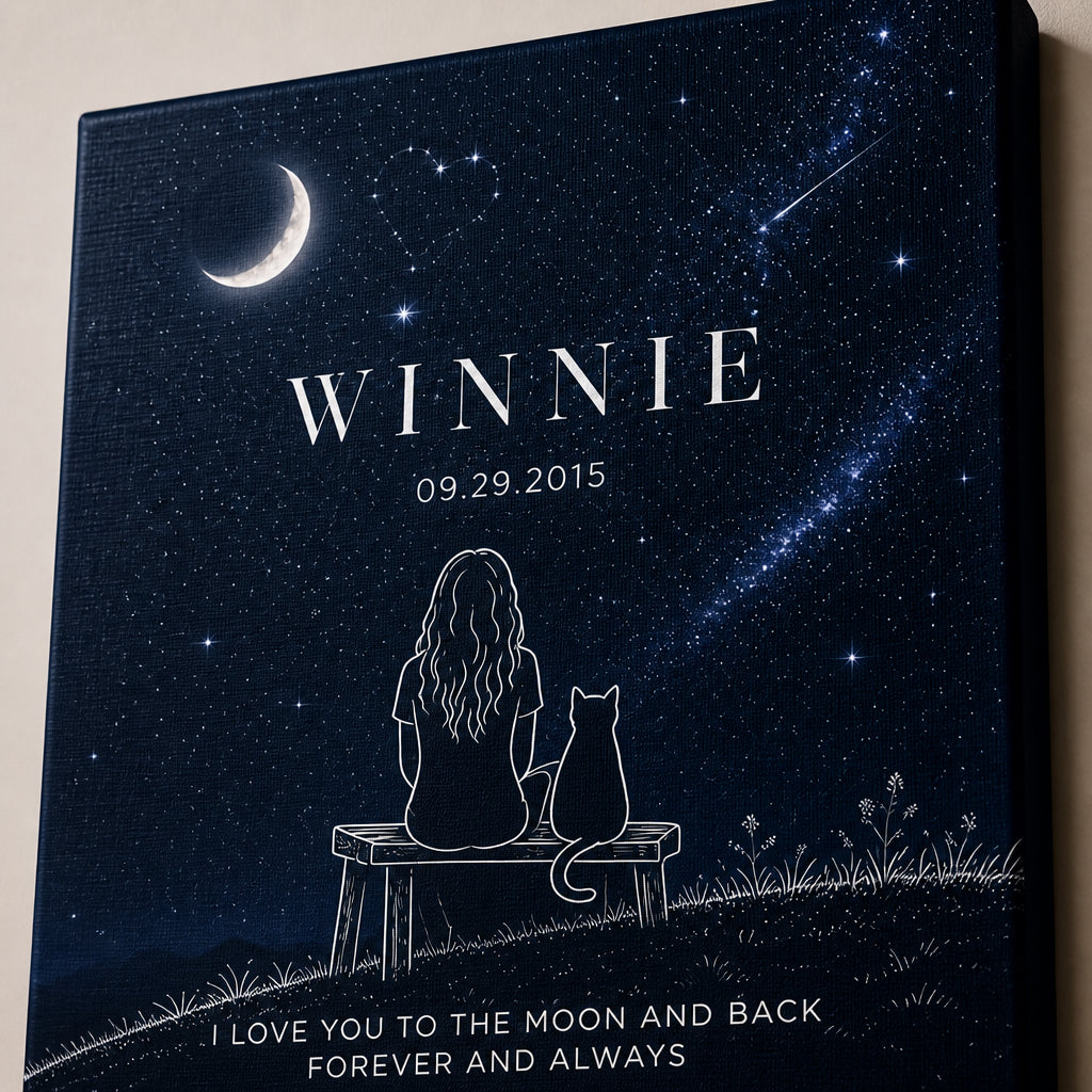 Moon & Back Personalized Name + Date Night Sky Cat Canvas - Personalized Canvas 396c9b01-c142-419b-92e2-16fa16e63231.jpg