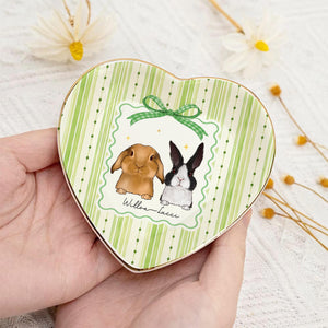 Personalized Rabbit Jewelry Tray, Custom Bunny Memorial Gift, Rabbit Trinket Dish, Pet Loss Gift, Bunny Lover Gift, Bunny Mom Gift 397f811e-2f4b-4826-bb35-0cd07420f285-10.jpg