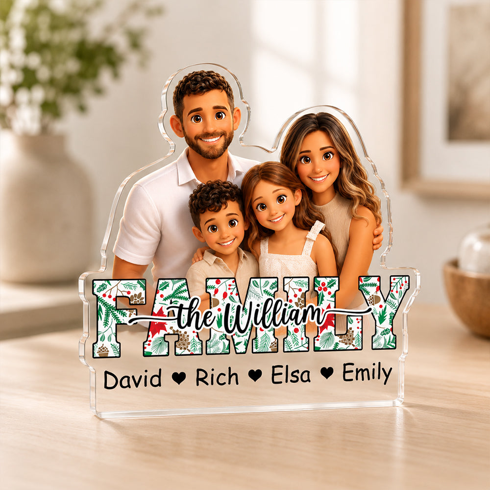 Family Personalized Photo and Name - Custom Shaped Acrylic Plaque - Home Decor 3981a4aa-04cb-4a78-94f1-5b282e854814-3-1-.jpg