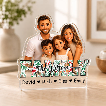 Family Personalized Photo and Name - Custom Shaped Acrylic Plaque - Home Decor 3981a4aa-04cb-4a78-94f1-5b282e854814-3-1-.jpg