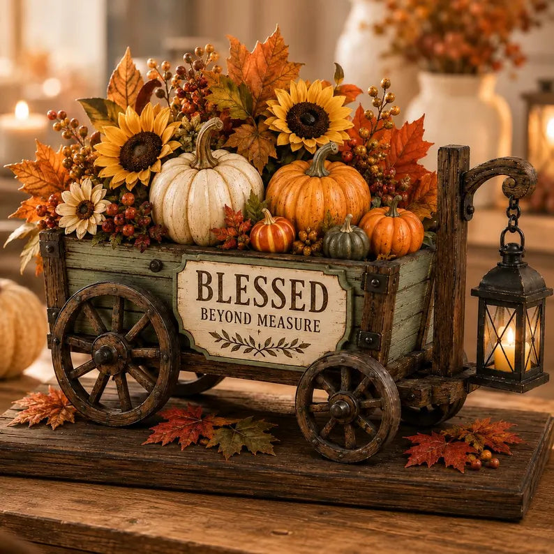 Fall Harvest Wagon Decor, Thanksgiving Table Centerpiece, Pumpkin Sunflower Wagon, Autumn Farmhouse Shelf Decor, Fall Home Gift 3996bf13-31f7-4fb3-8858-c3a7e53822ed-ddddddddddddddddddddddddddddd-1-.webp